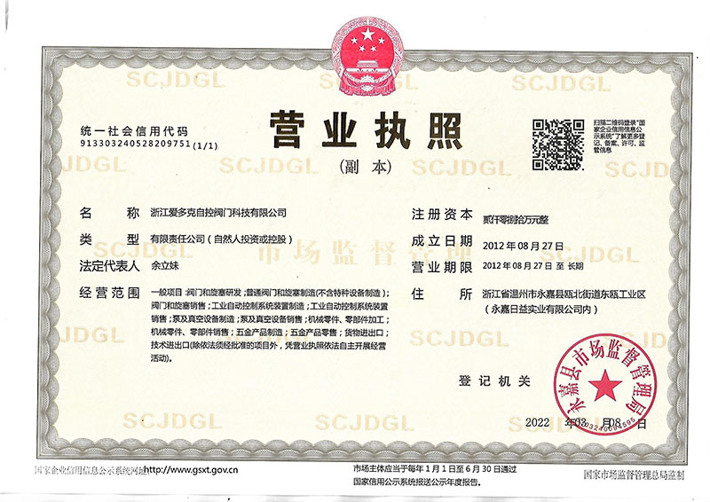 營業執照